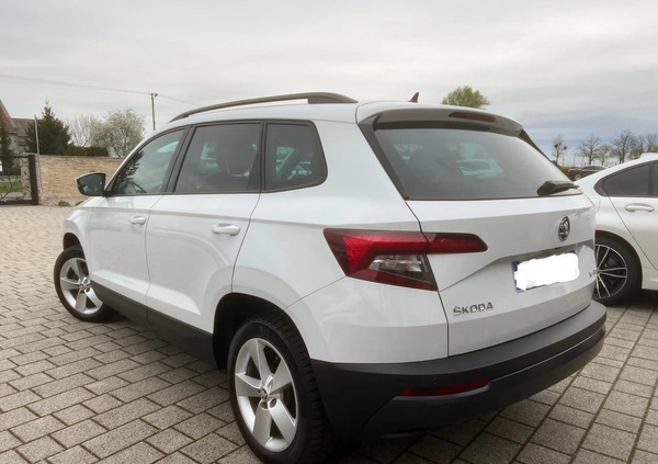 Skoda Karoq cena 64900 przebieg: 171000, rok produkcji 2018 z Skoczów małe 301